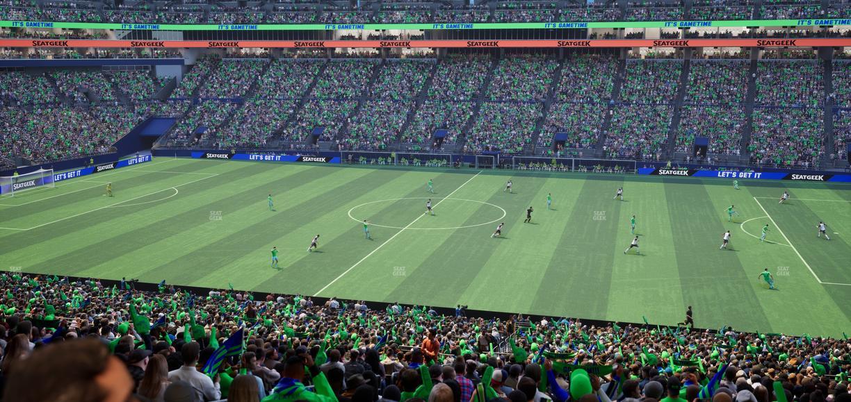 Lumen Field - Section Club Level Suite 8 Seat View