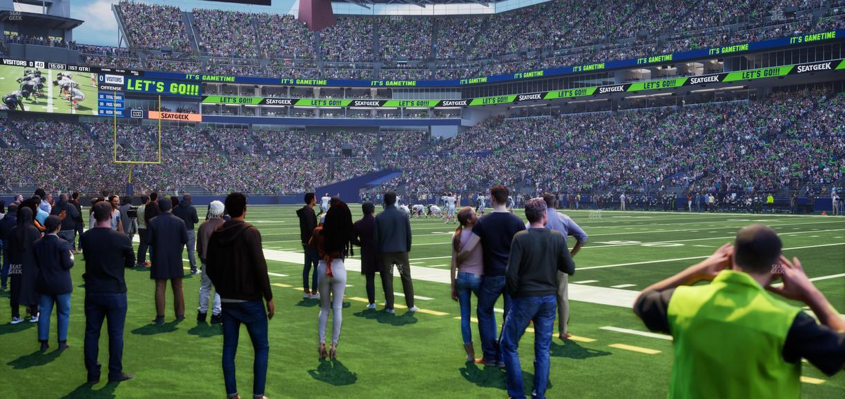 Lumen Field - Section Field North East Seat View