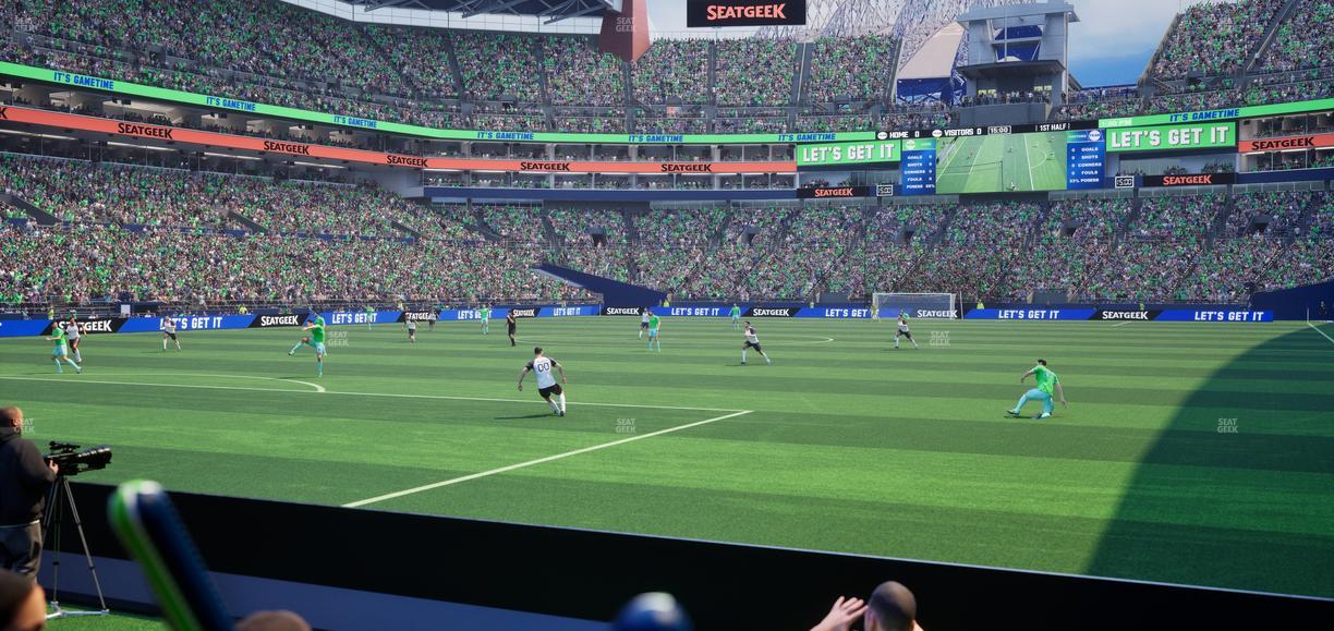 Lumen Field - Section Red Zone Suite 1 Seat View