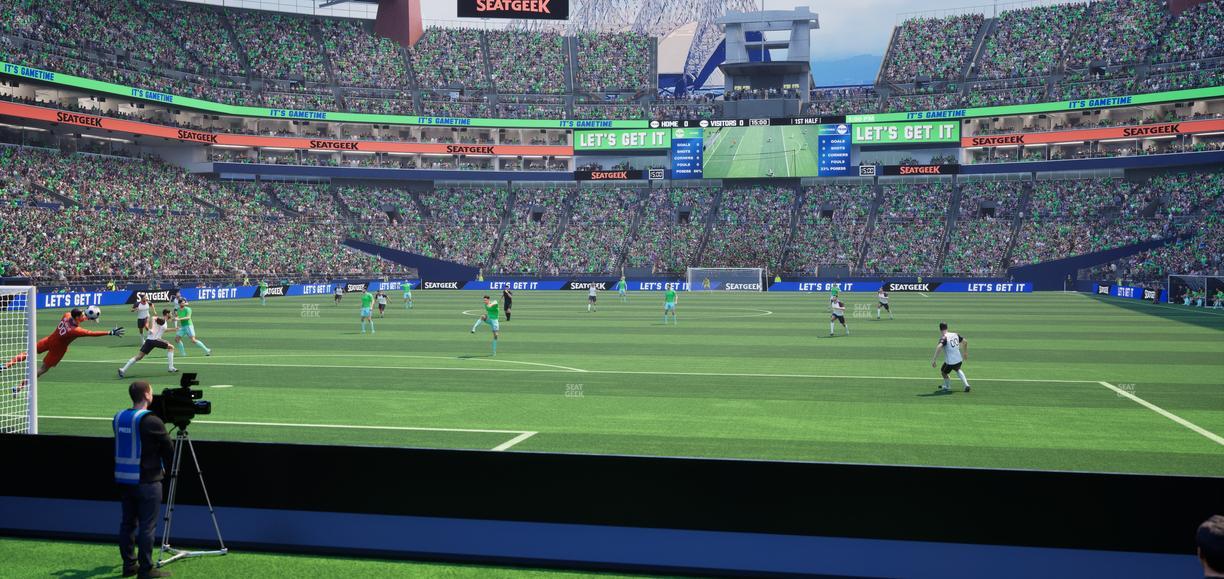 Lumen Field - Section Red Zone Suite 4 Seat View