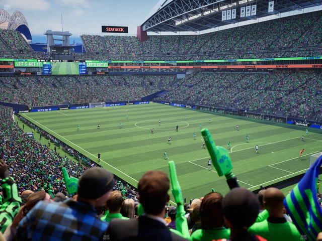 Lumen Field - Section Reserve Club Seat View