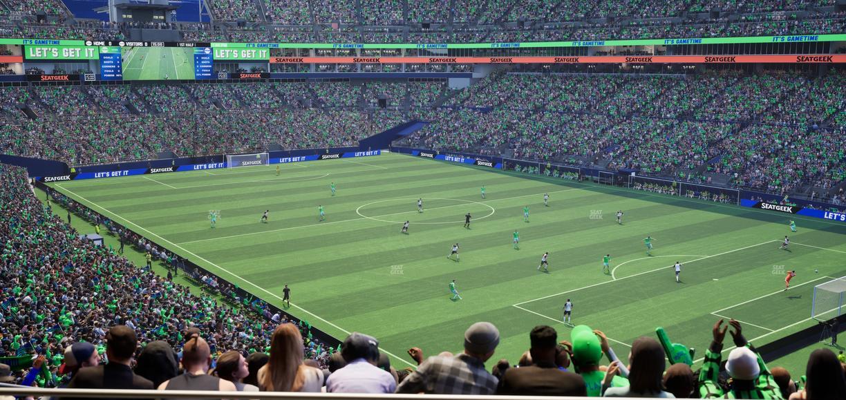 Lumen Field - Section Reserve Club Seat View