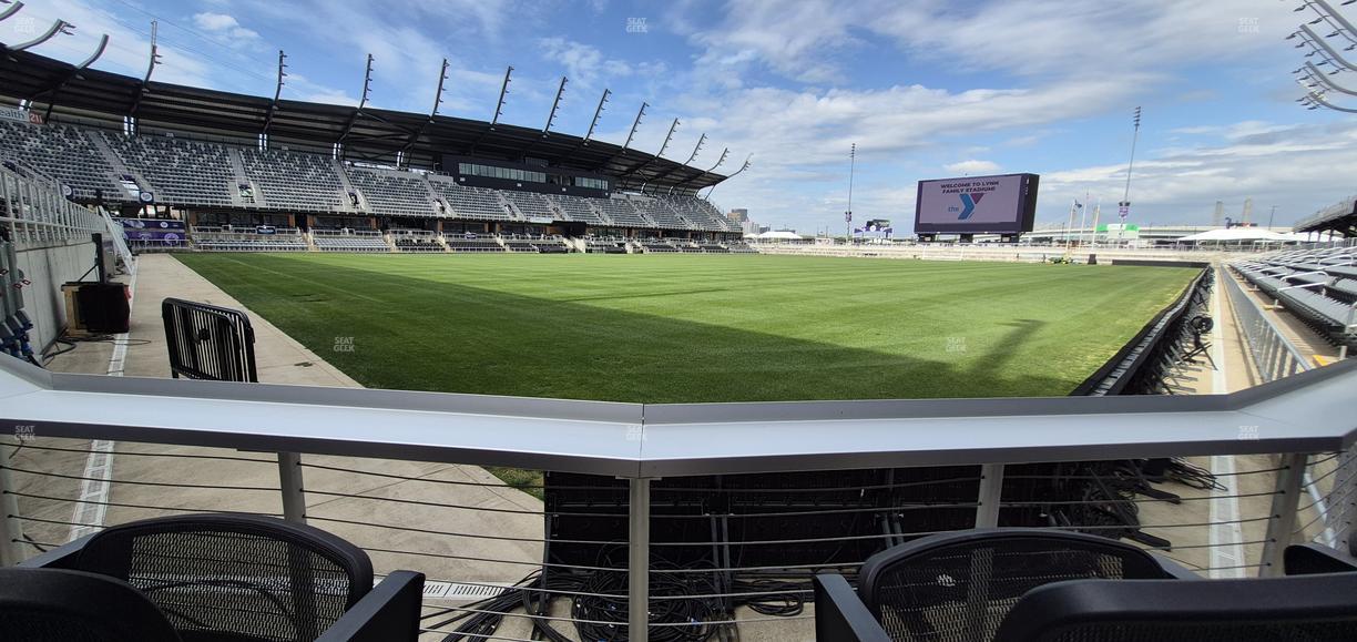 Lynn Family Stadium - Section Field Ledge East Corner Seat View