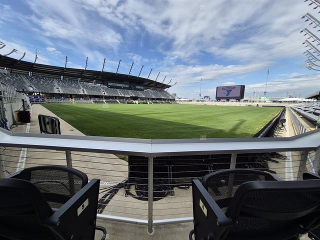 Lynn Family Stadium - Section Field Ledge East Corner Seat View