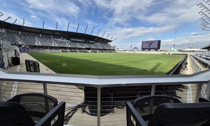 Lynn Family Stadium - Section Field Ledge East Corner Seat View