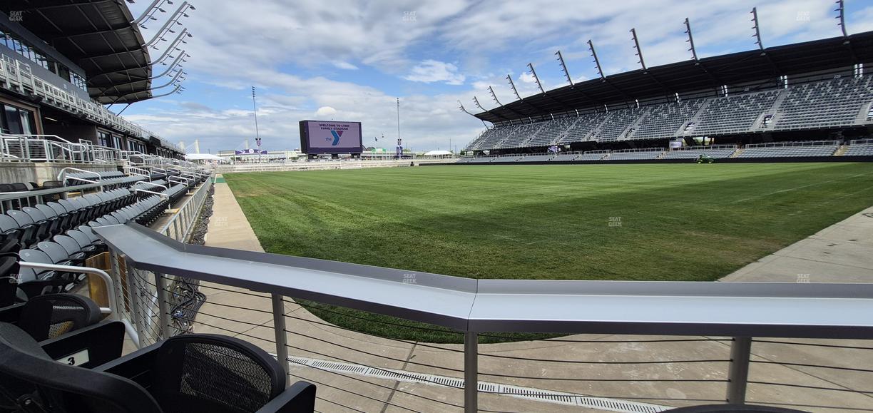Lynn Family Stadium - Section Field Ledge West Corner Seat View