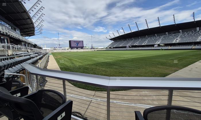 Lynn Family Stadium - Section Field Ledge West Corner Seat View