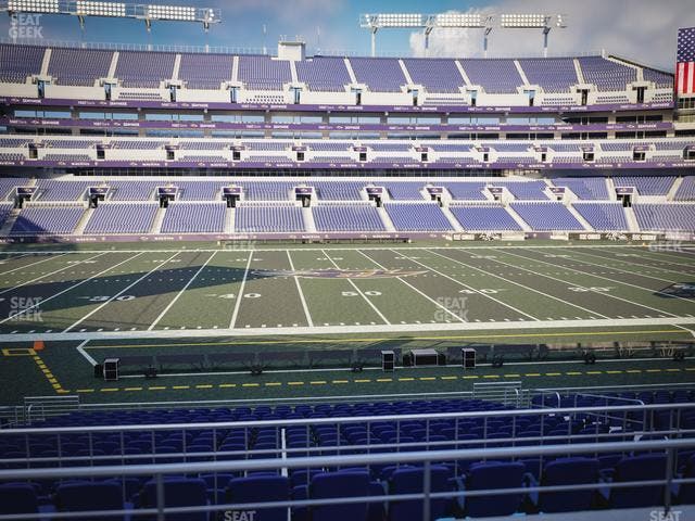 M&T Bank Stadium - Section 100 Seat View