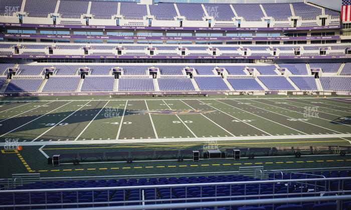 M&T Bank Stadium - Section 100 Seat View
