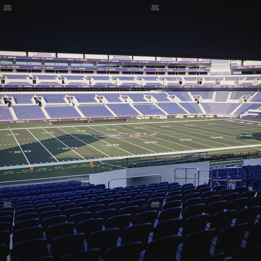 M&T Bank Stadium - Section 102 Seat View