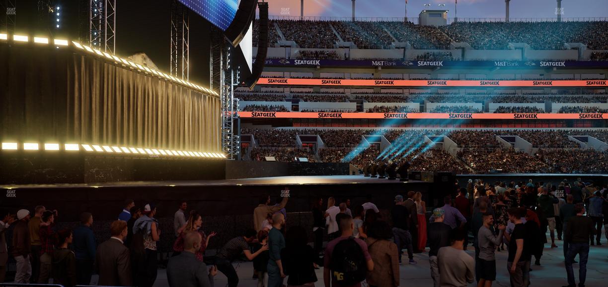 M&T Bank Stadium - Section 103 Seat View