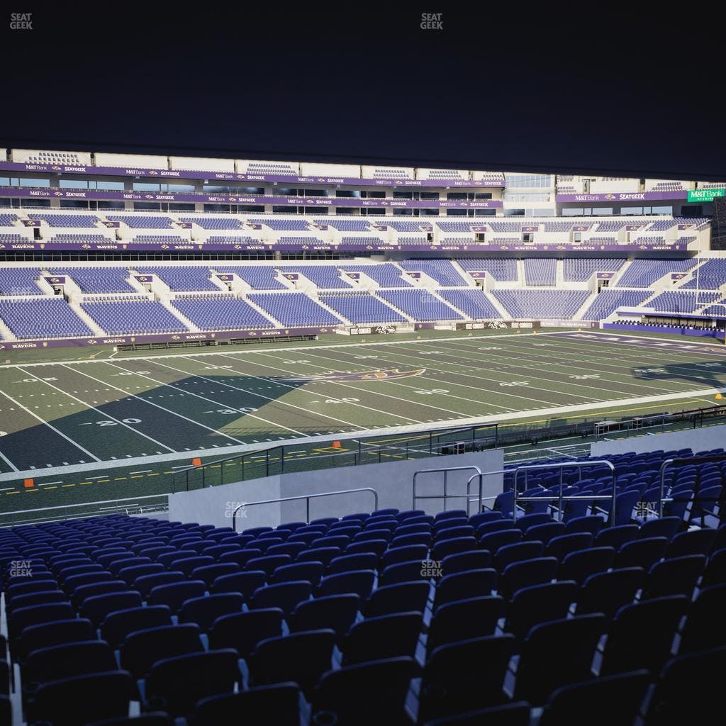 M&T Bank Stadium - Section 103 Seat View