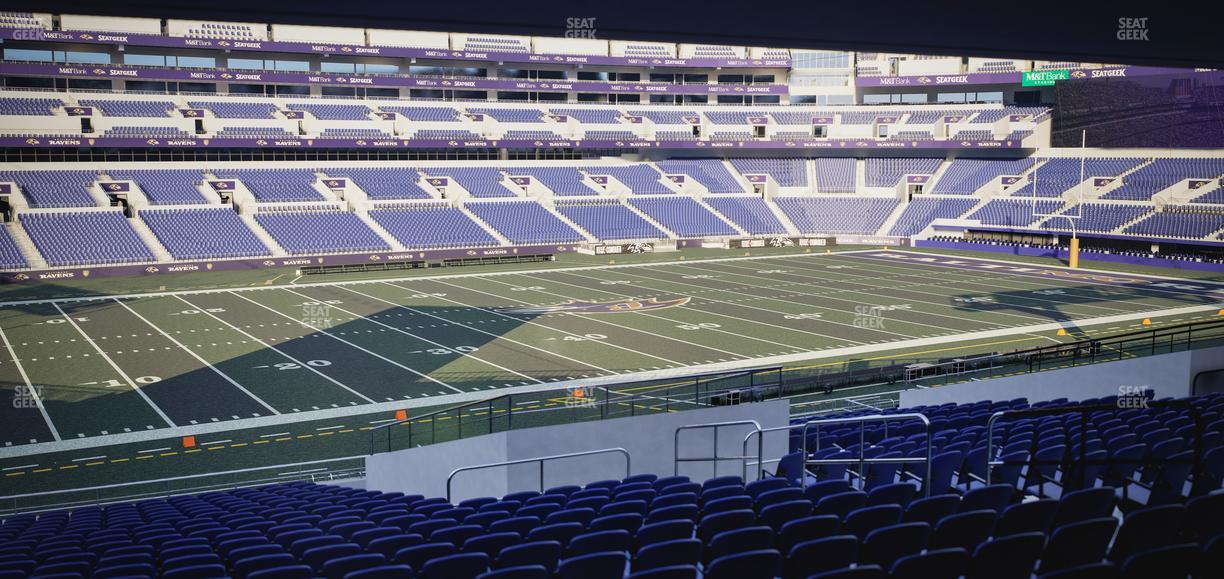 M&T Bank Stadium - Section 103 Seat View