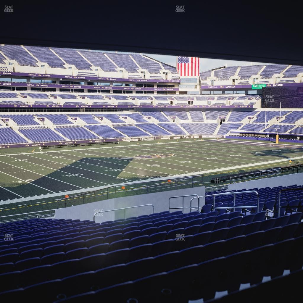 M&T Bank Stadium - Section 105 Seat View