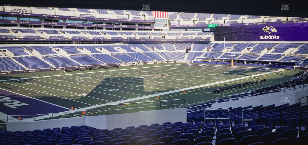 M&T Bank Stadium - Section 106 Seat View