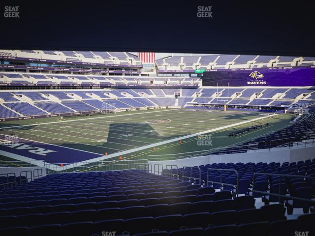 M&T Bank Stadium - Section 107 Seat View
