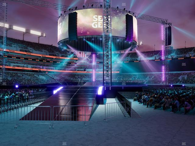 M&T Bank Stadium - Section 107 Seat View