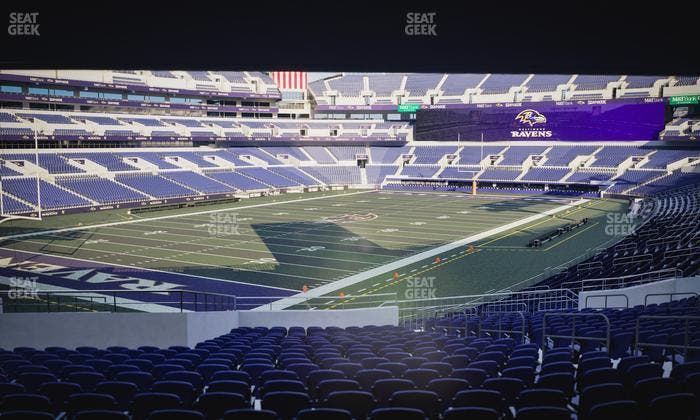M&T Bank Stadium - Section 108 Seat View