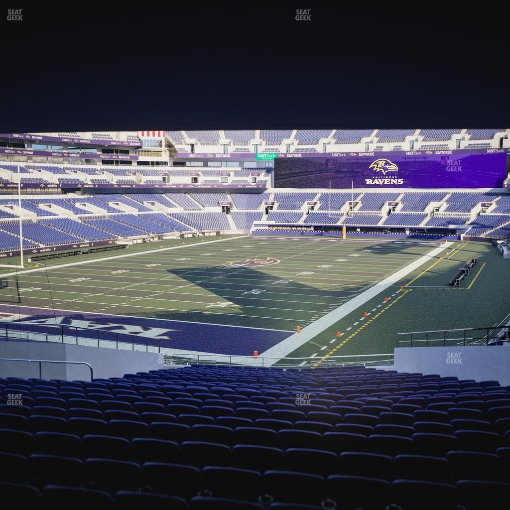 M&T Bank Stadium - Section 109 Seat View