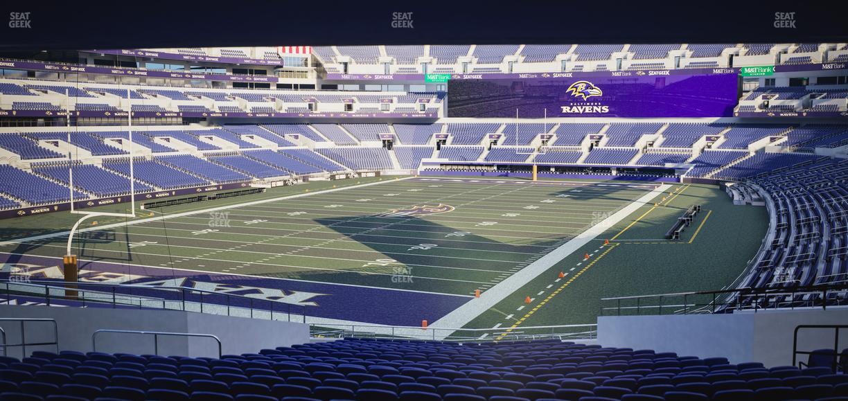 M&T Bank Stadium - Section 109 Seat View