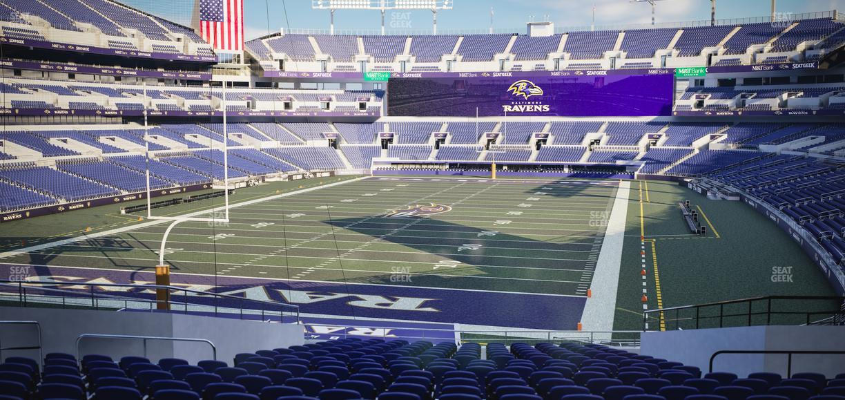 M&T Bank Stadium - Section 111 Seat View