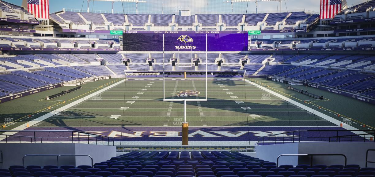 M&T Bank Stadium - Section 113 Seat View