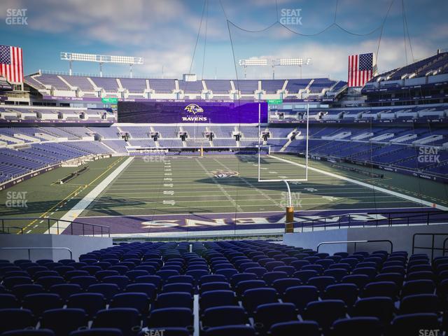 M&T Bank Stadium - Section 114 Seat View