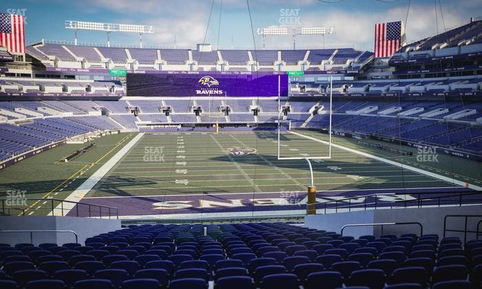 M&T Bank Stadium - Section 114 Seat View