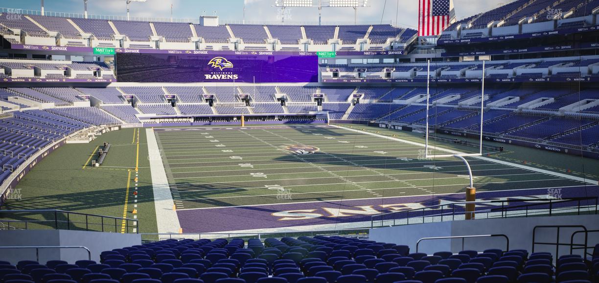M&T Bank Stadium - Section 115 Seat View