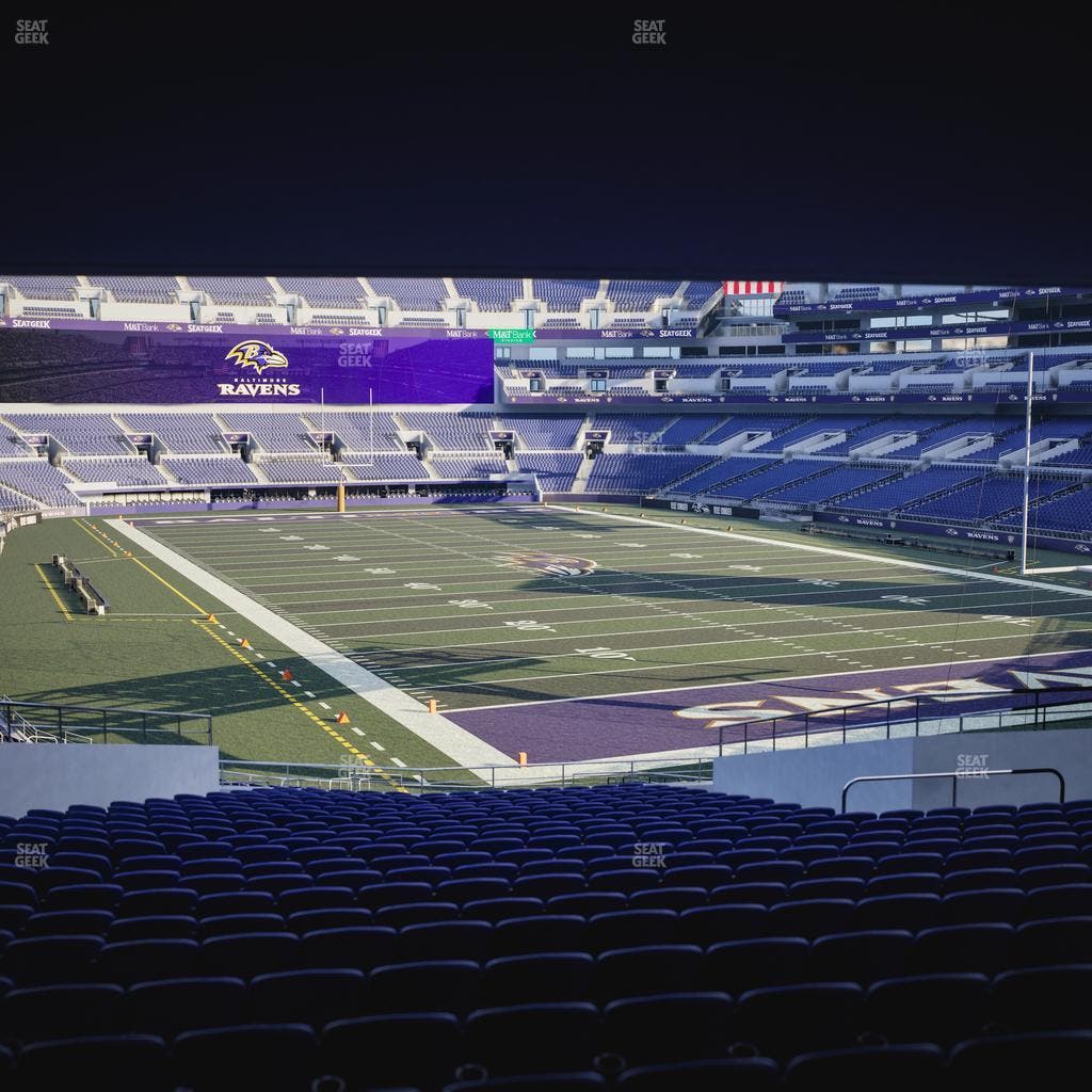 M&T Bank Stadium - Section 117 Seat View