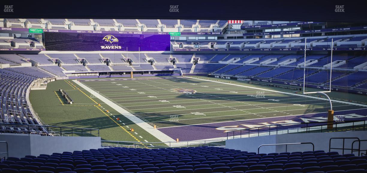 M&T Bank Stadium - Section 117 Seat View