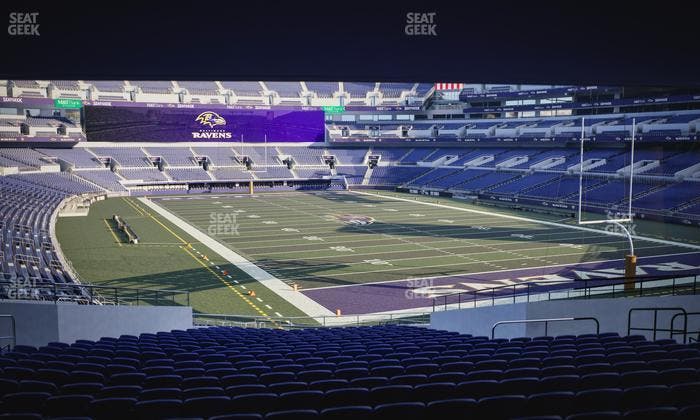 M&T Bank Stadium - Section 117 Seat View