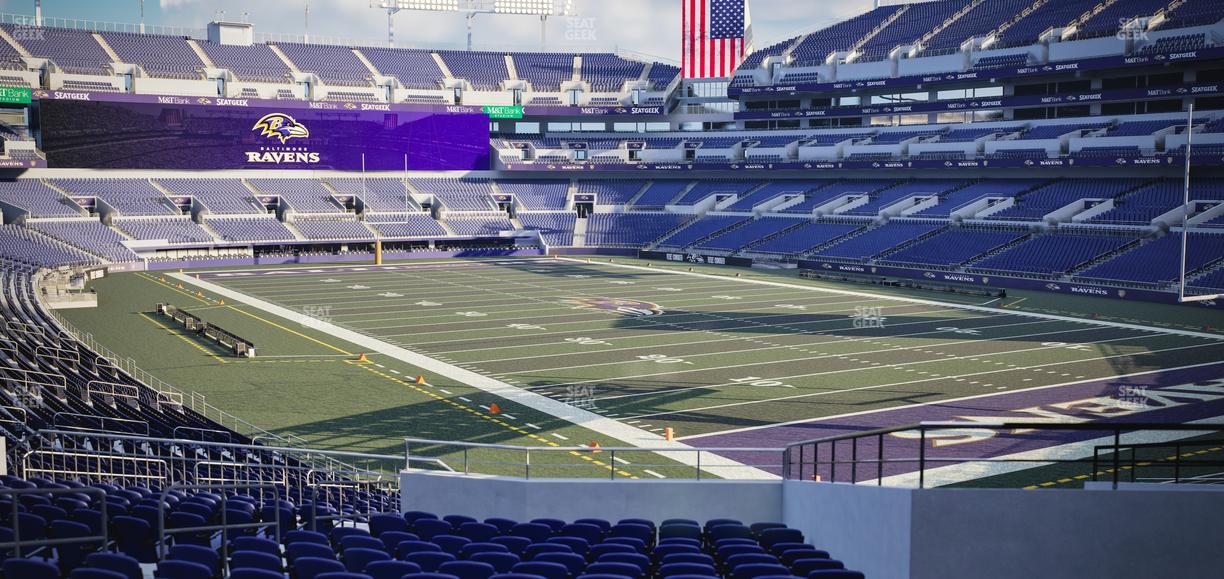 M&T Bank Stadium - Section 118 Seat View