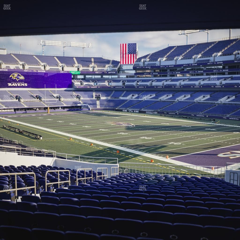 M&T Bank Stadium - Section 119 Seat View
