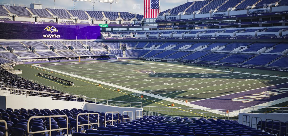 M&T Bank Stadium - Section 119 Seat View