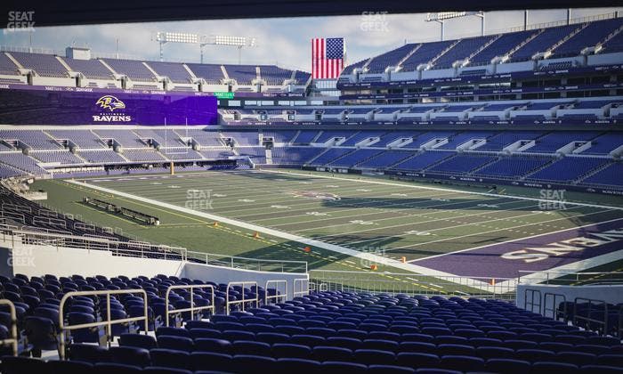 M&T Bank Stadium - Section 119 Seat View