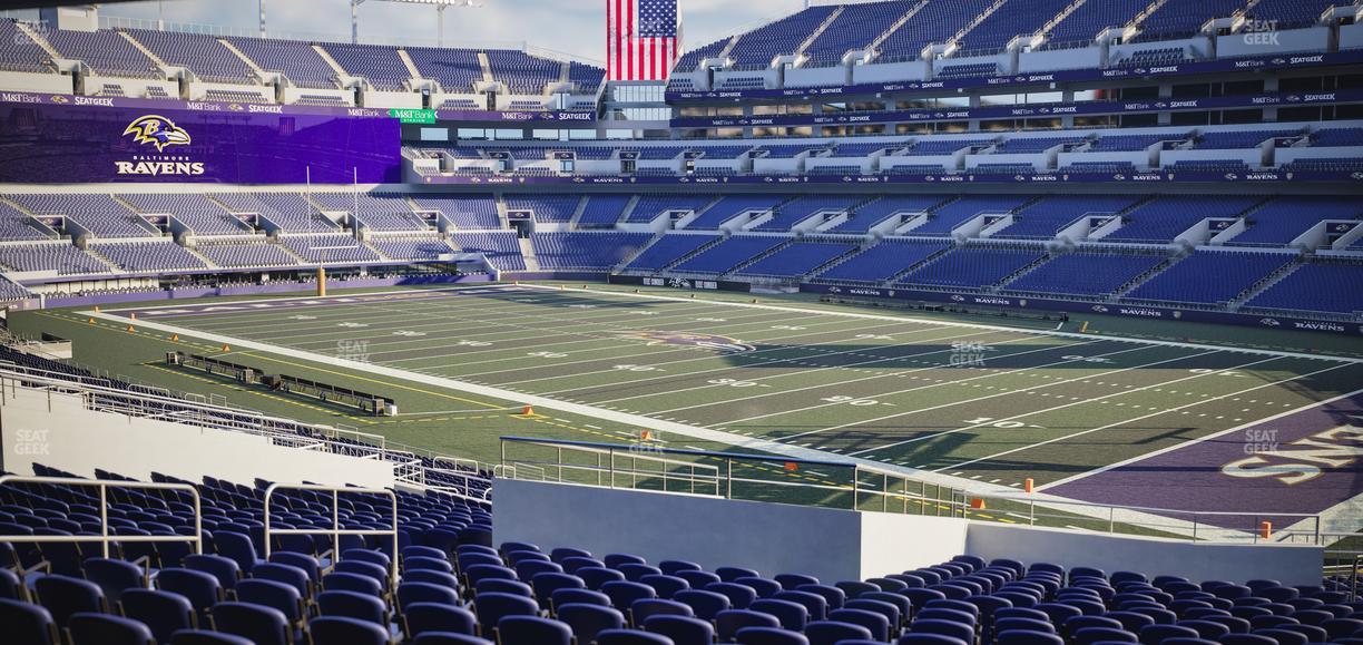 M&T Bank Stadium - Section 120 Seat View