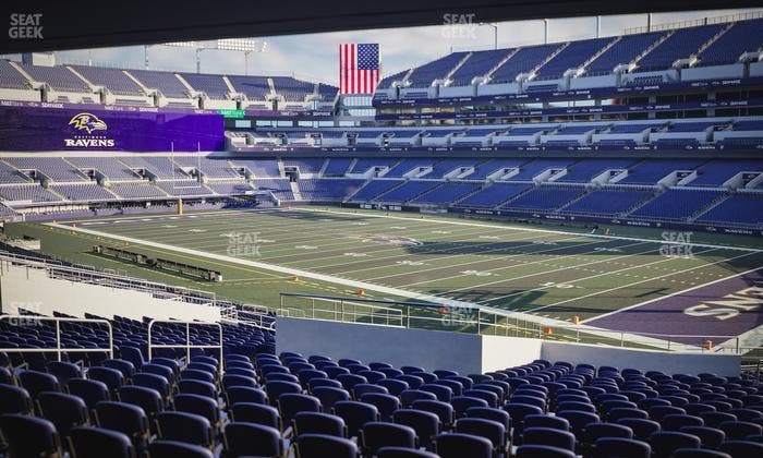 M&T Bank Stadium - Section 120 Seat View