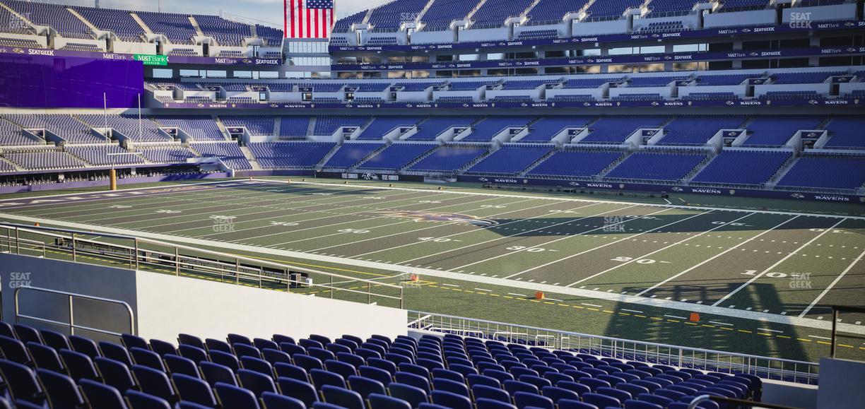 M&T Bank Stadium - Section 123 Seat View