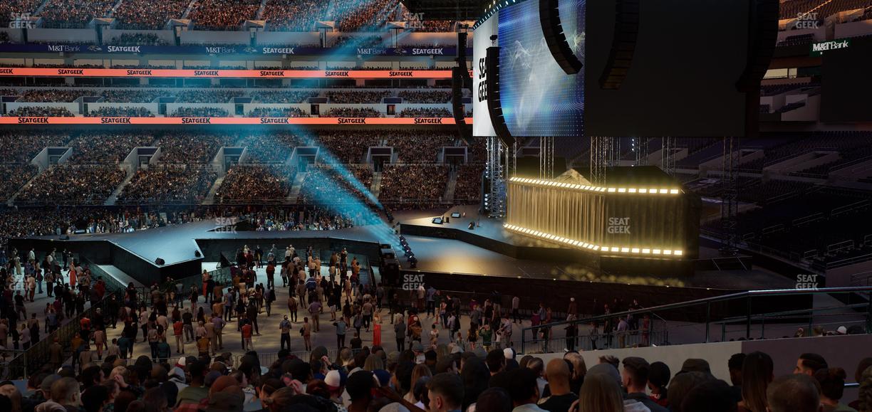 M&T Bank Stadium - Section 124 Seat View