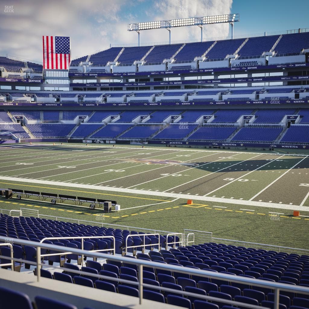 M&T Bank Stadium - Section 124 Seat View
