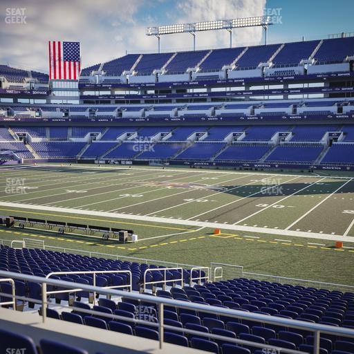 M&T Bank Stadium - Section 124 Seat View