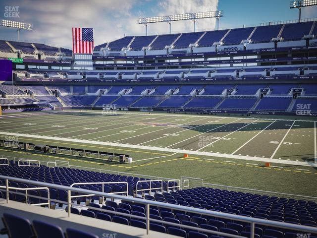 M&T Bank Stadium - Section 124 Seat View