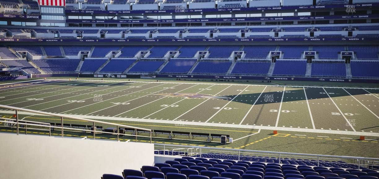 M&T Bank Stadium - Section 125 Seat View