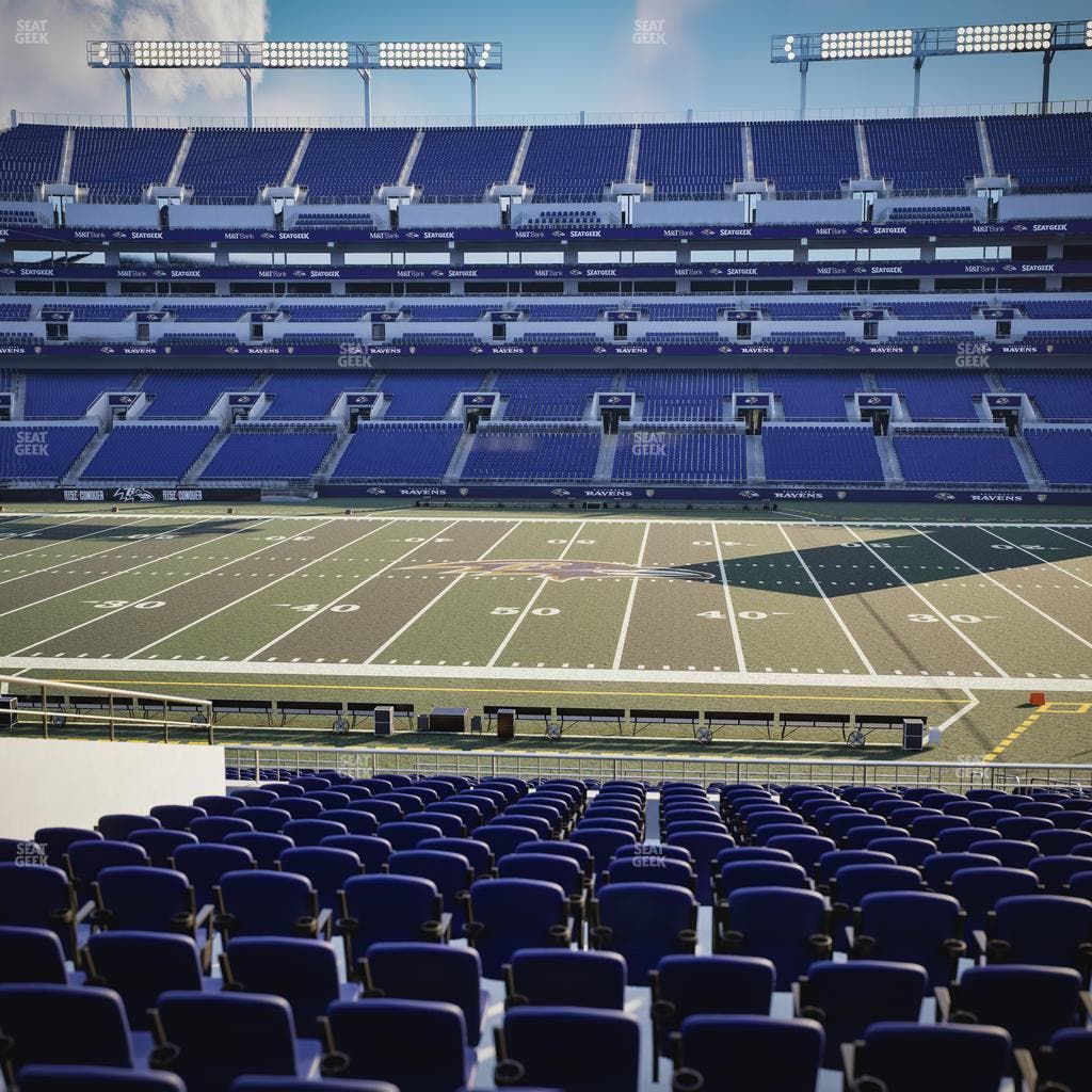 M&T Bank Stadium - Section 126 Seat View