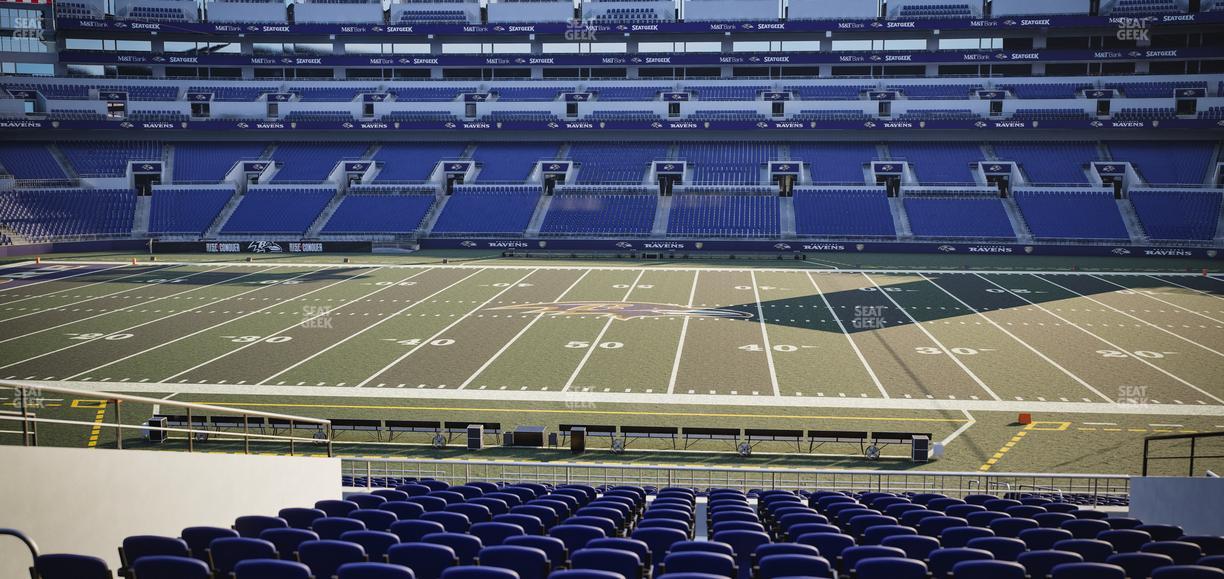 M&T Bank Stadium - Section 126 Seat View