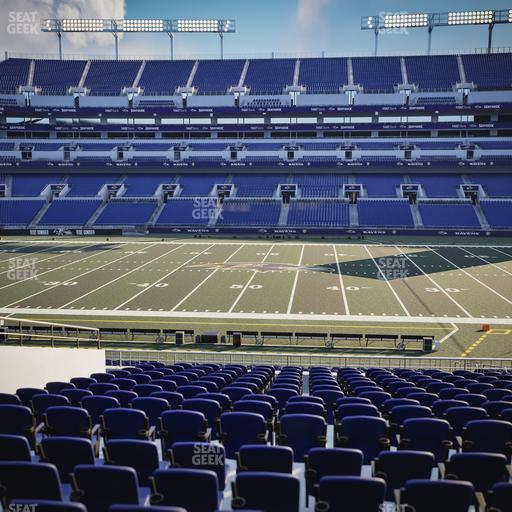 M&T Bank Stadium - Section 126 Seat View