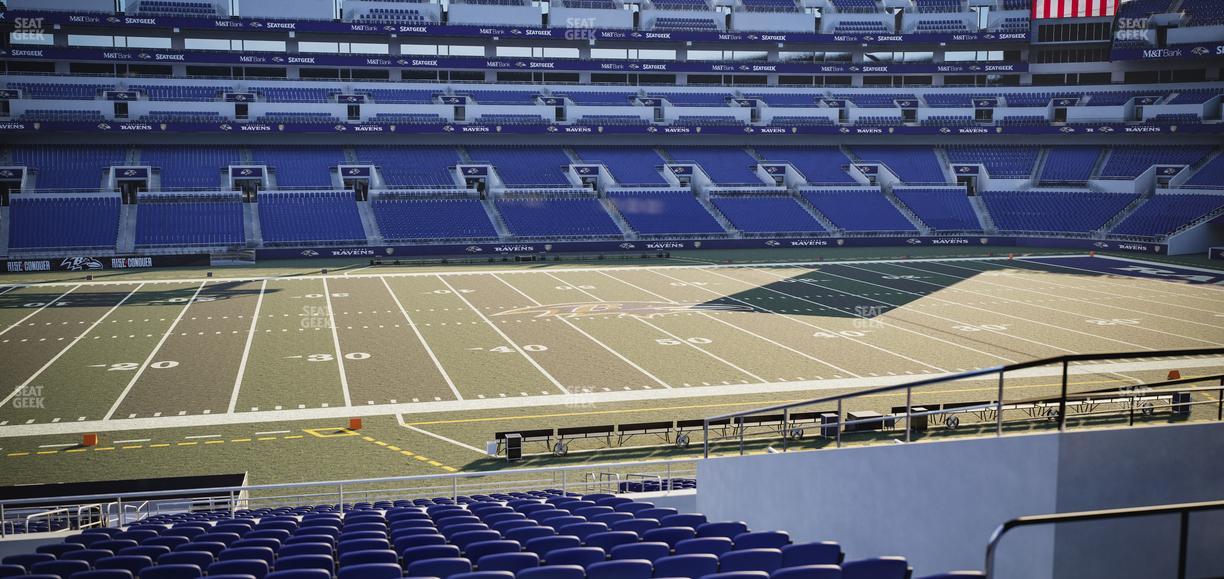 M&T Bank Stadium - Section 128 Seat View