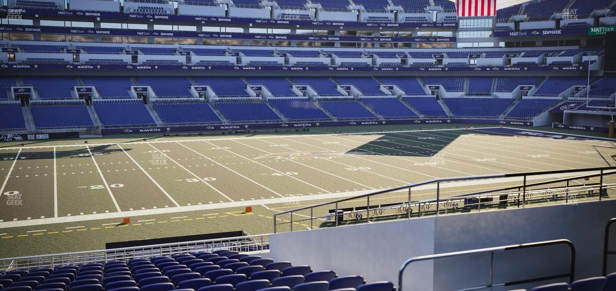 M&T Bank Stadium - Section 129 Seat View