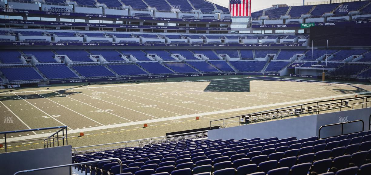 M&T Bank Stadium - Section 130 Seat View